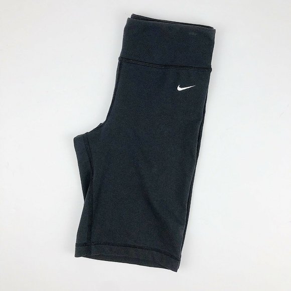 Nike Pants - Nike High Rise Black Fit Dry Biker Shorts Size XS